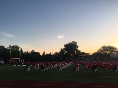 The graduates amongst their friends and family reflected on the last four years together. 