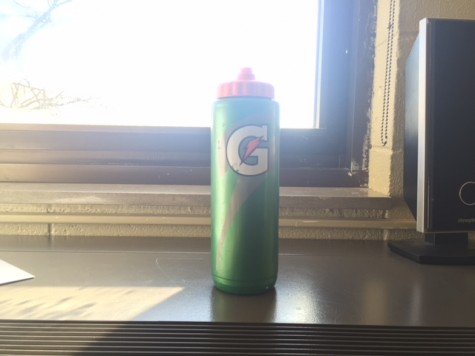 Gatorade bottles are a cost effective and popular water bottle at Hinsdale Central