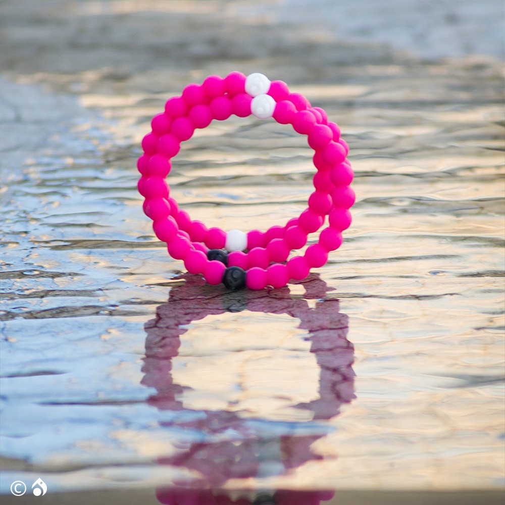 Glow In The Dark Dream Fortune Stretch Bracelet - Pink | Claire's US